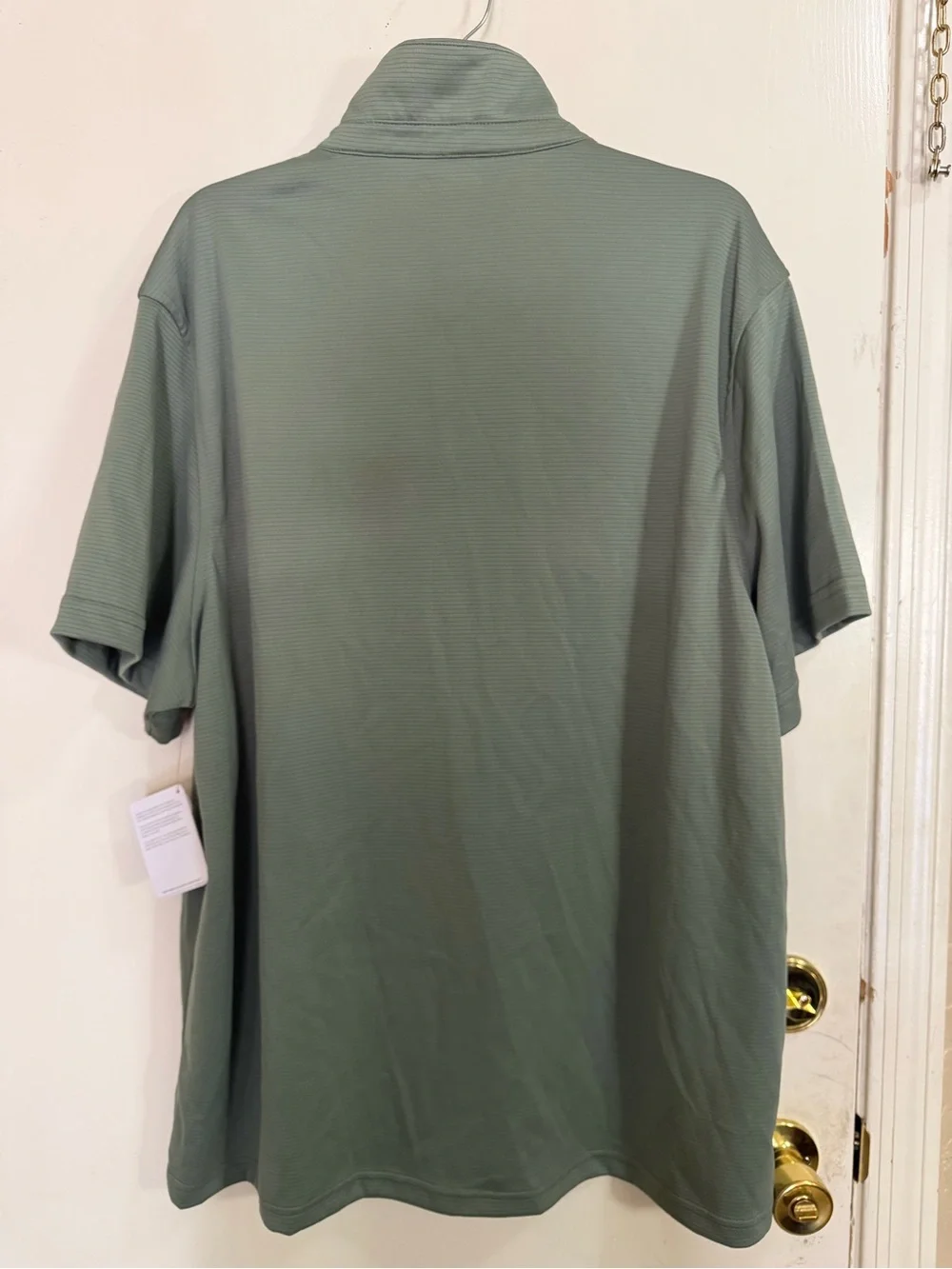 Reebok Men’s Sage Green Short-Sleeve Polo (278)